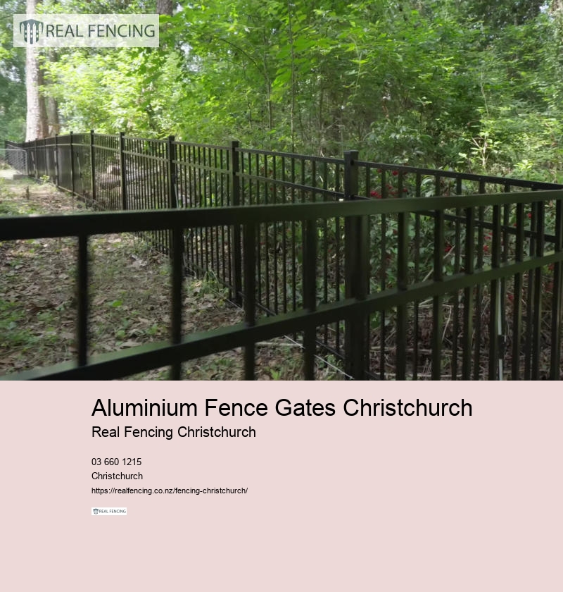 Aluminium Fence Gates Christchurch