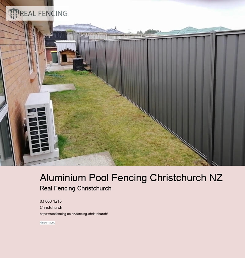 Aluminium Pool Fencing Christchurch NZ