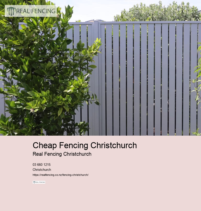 Cheap Fencing Christchurch