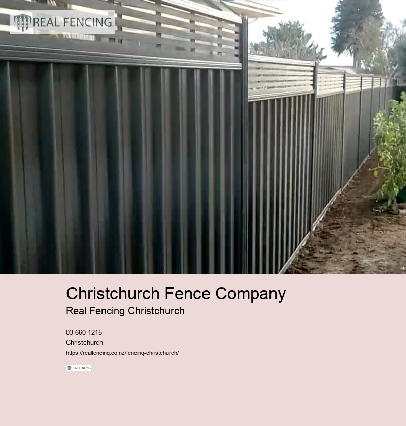 metal fencing christchurch