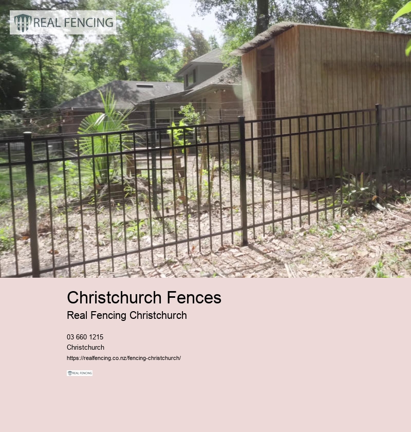 Christchurch Fences