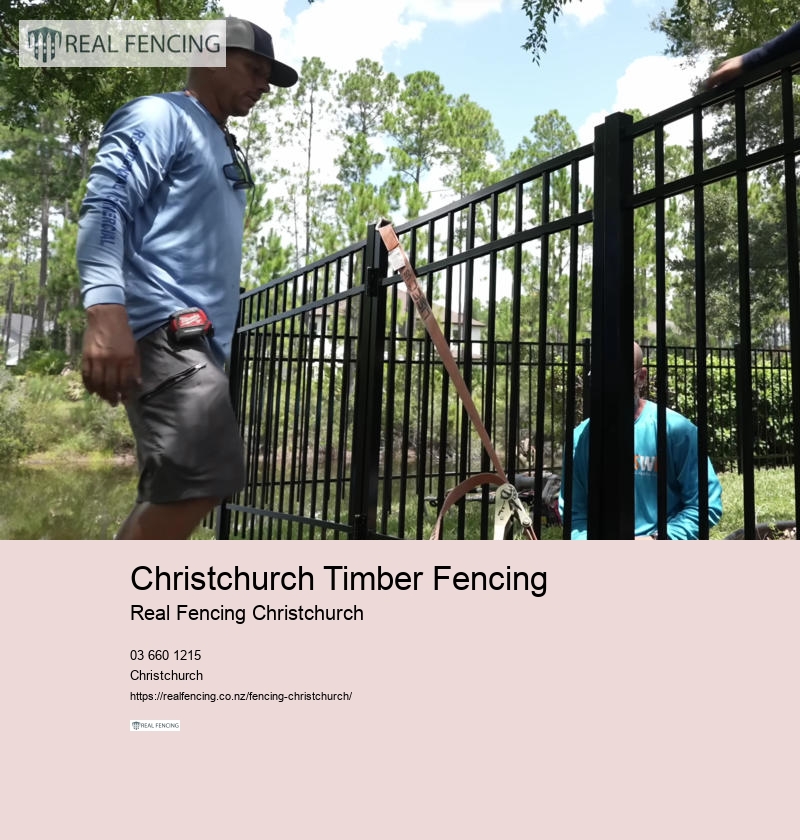 Christchurch Timber Fencing