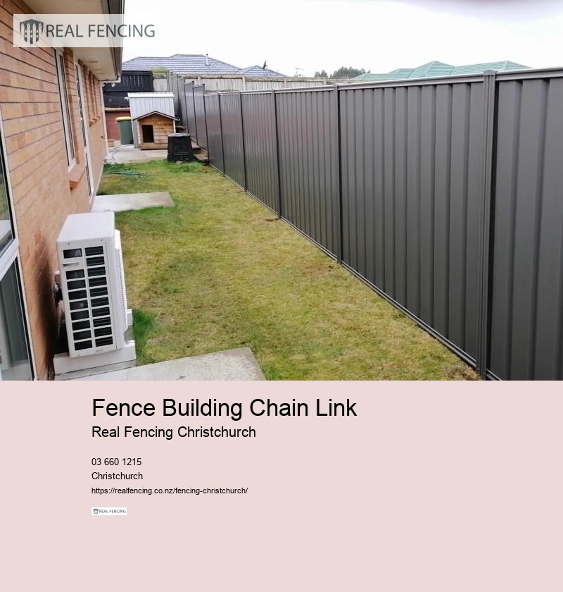 Fence Building Chain Link
