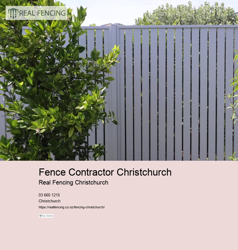 Fence Contractor Christchurch