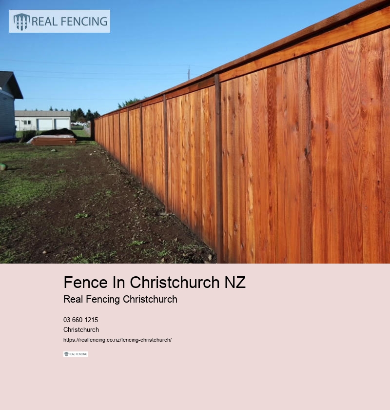 Fence In Christchurch NZ