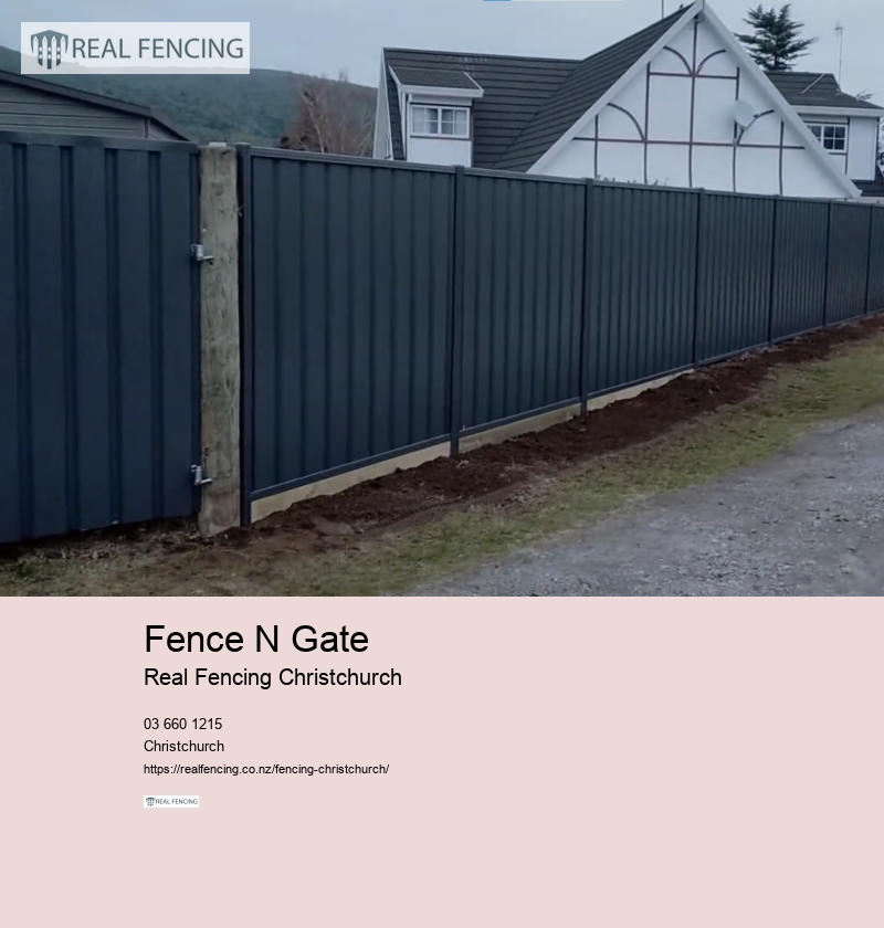 christchurch metal fencing