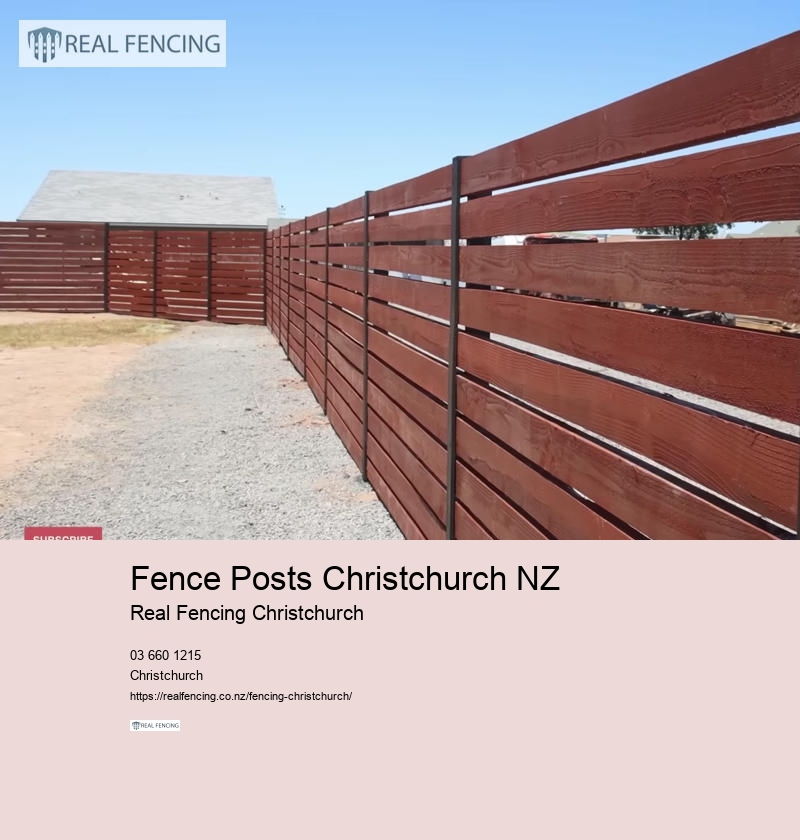 Fence Posts Christchurch NZ