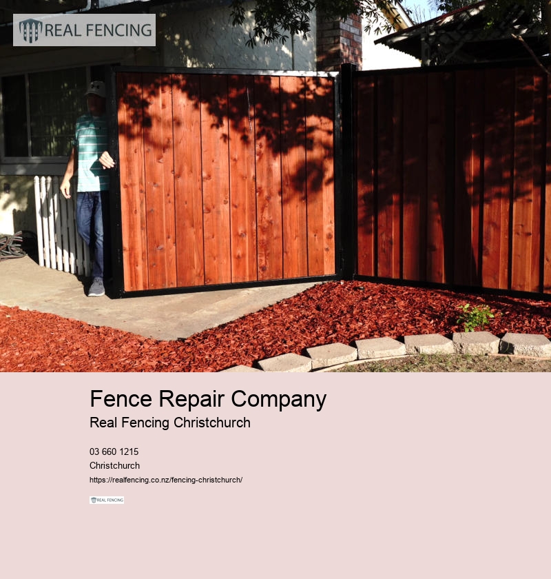 residential fencing christchurch
