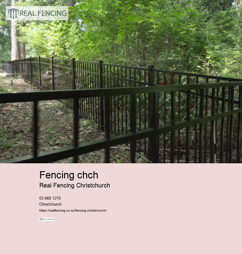 Fencing chch
