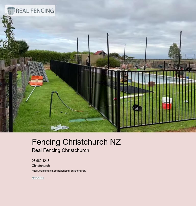 metal fencing christchurch