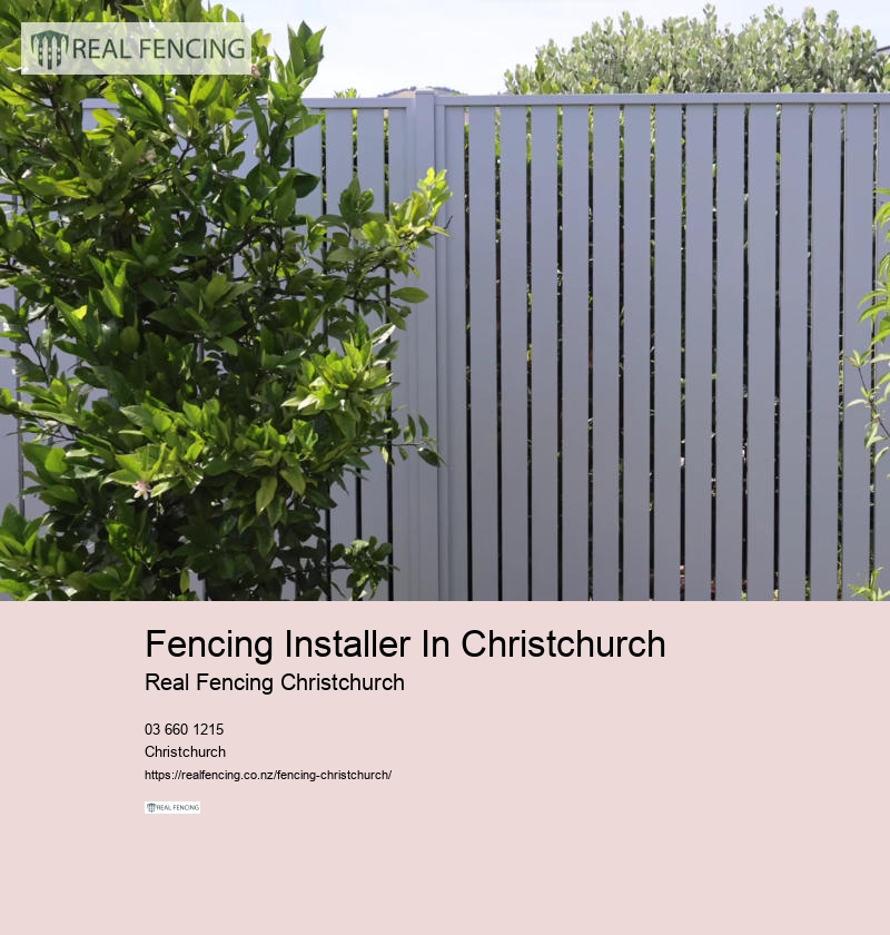 Fencing Installer In Christchurch