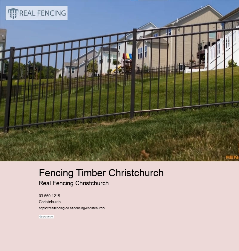 timber fencing christchurch nz