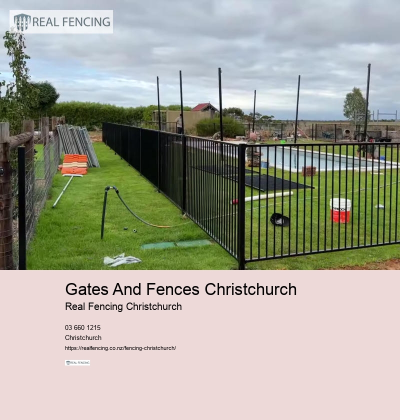 steel fence christchurch