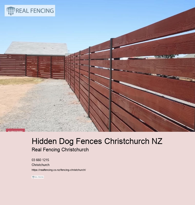 Hidden Dog Fences Christchurch NZ