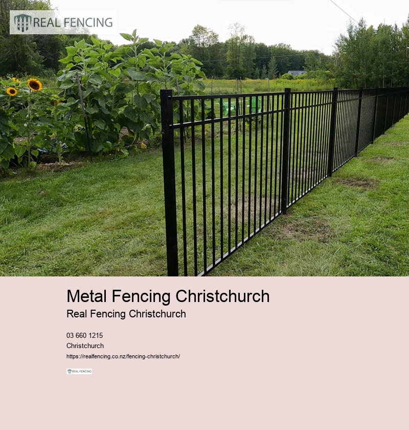 Metal Fencing Christchurch