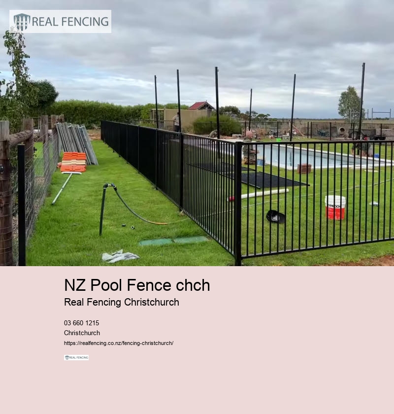 black pvc fence nz
