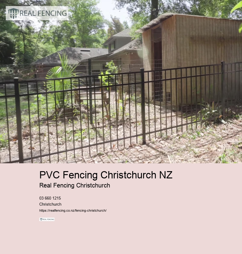 PVC Fencing Christchurch NZ