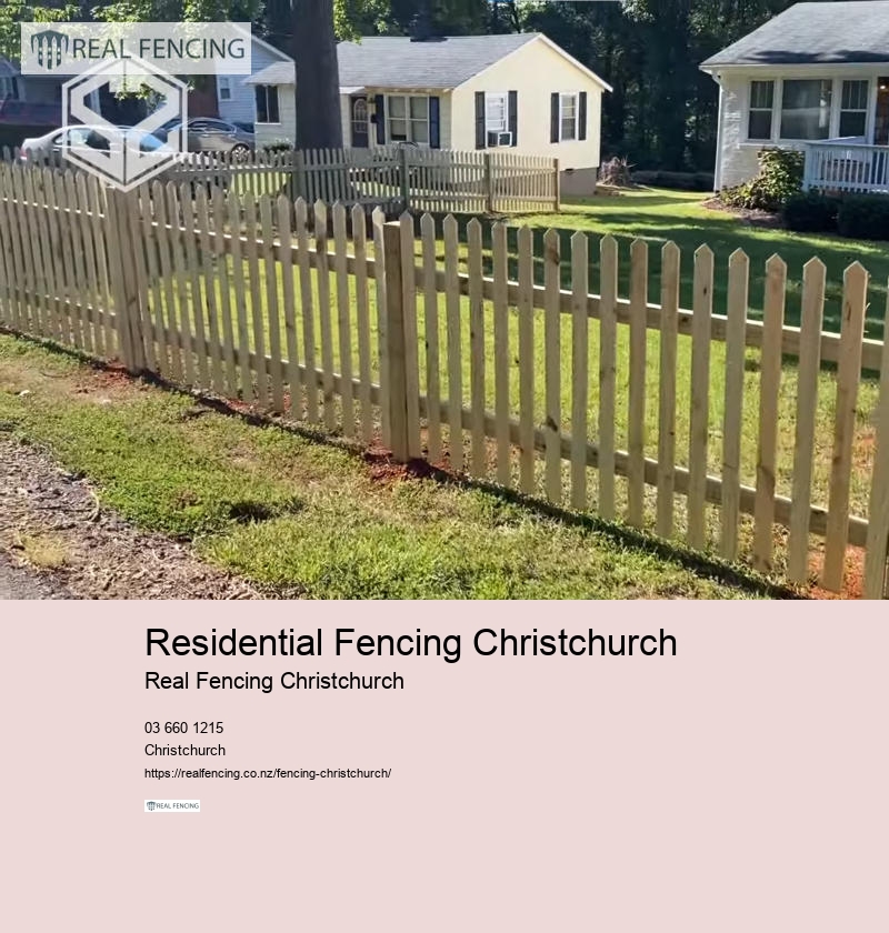 Residential Fencing Christchurch