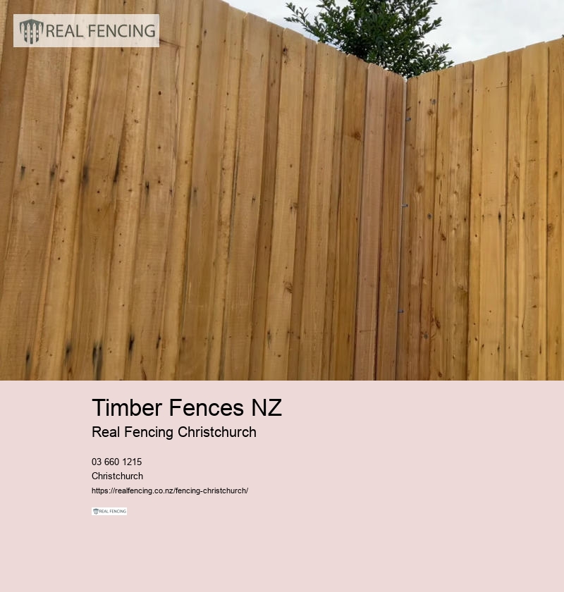 Timber Fences NZ