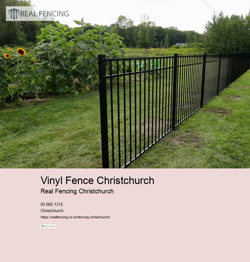 Vinyl Fence Christchurch