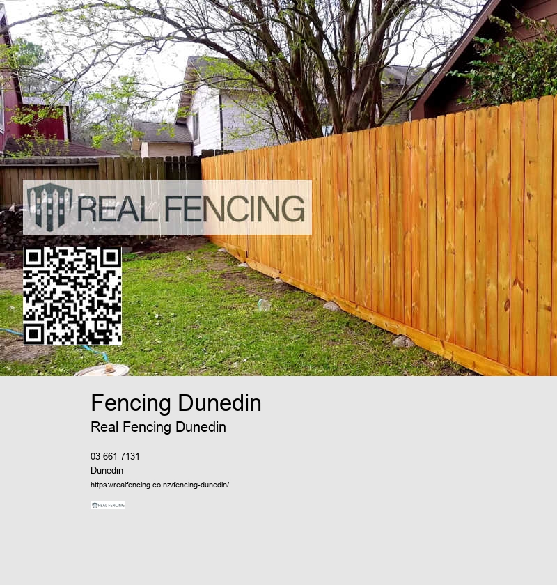 Garden Fencing Dunedin