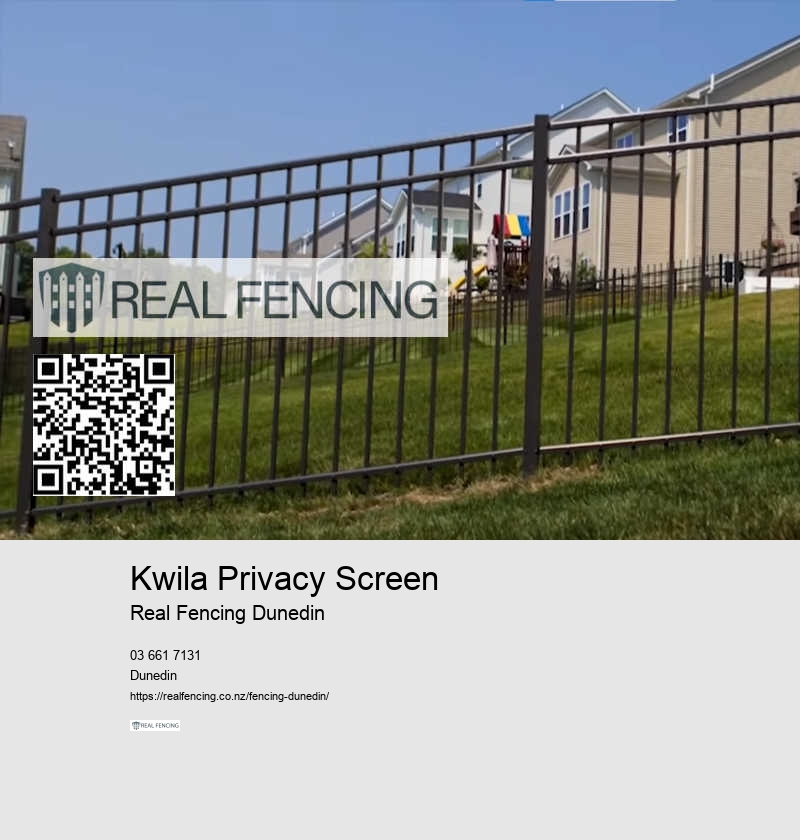 Slatted Wood Fence Dunedin