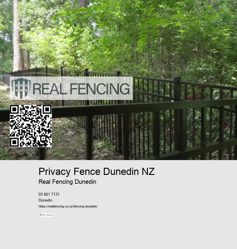 Horizontal Slat Fencing Dunedin