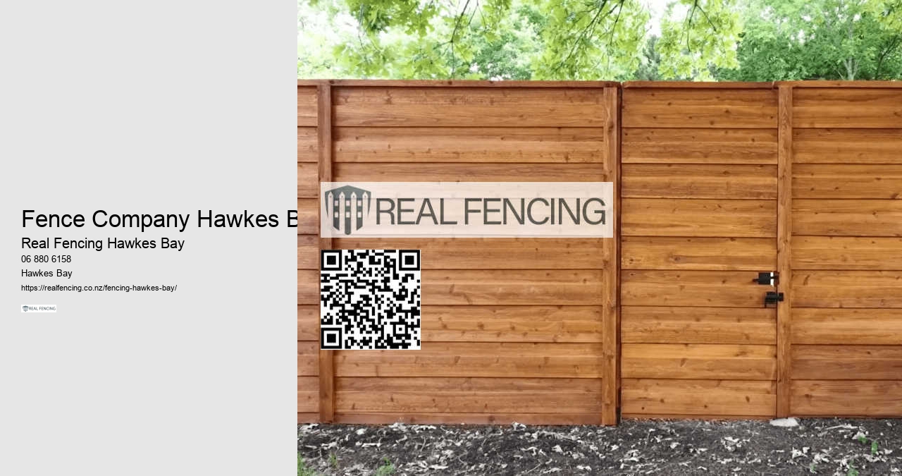 Fence Contractors Hawkes Bay New Zealand