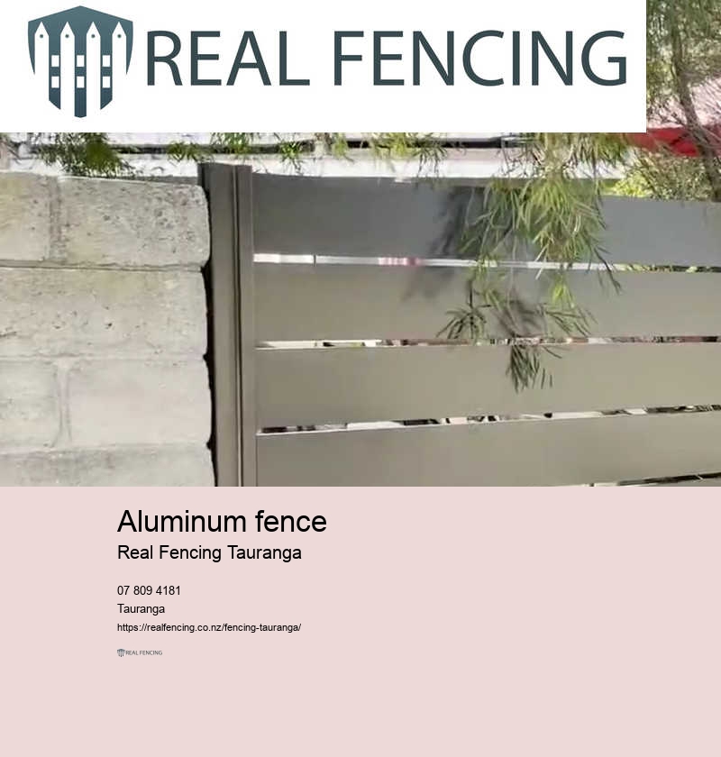 Aluminum fencing Tauranga