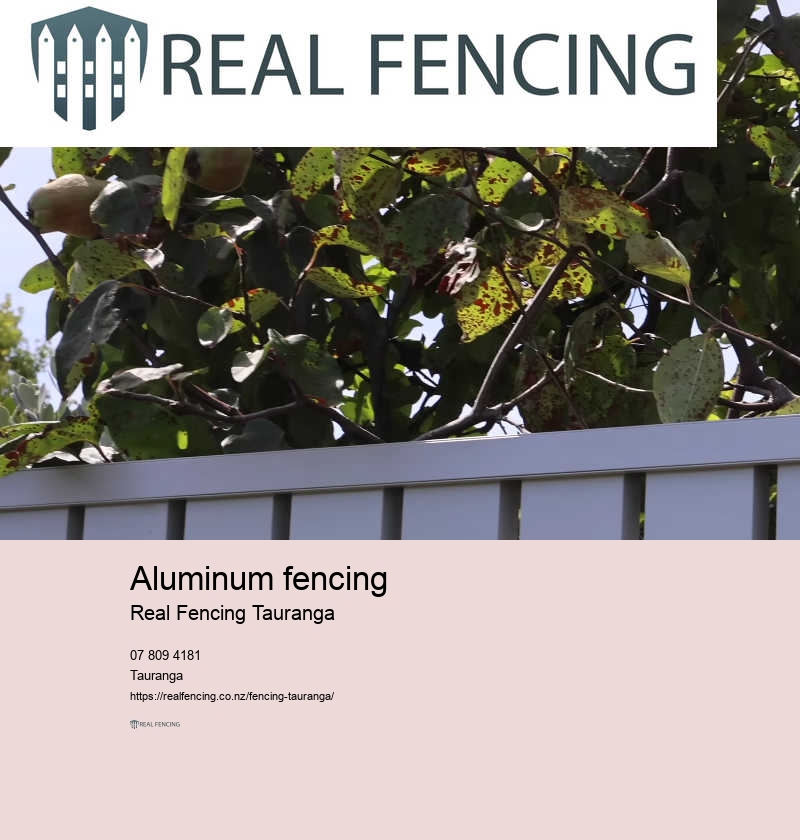 Aluminum fencing