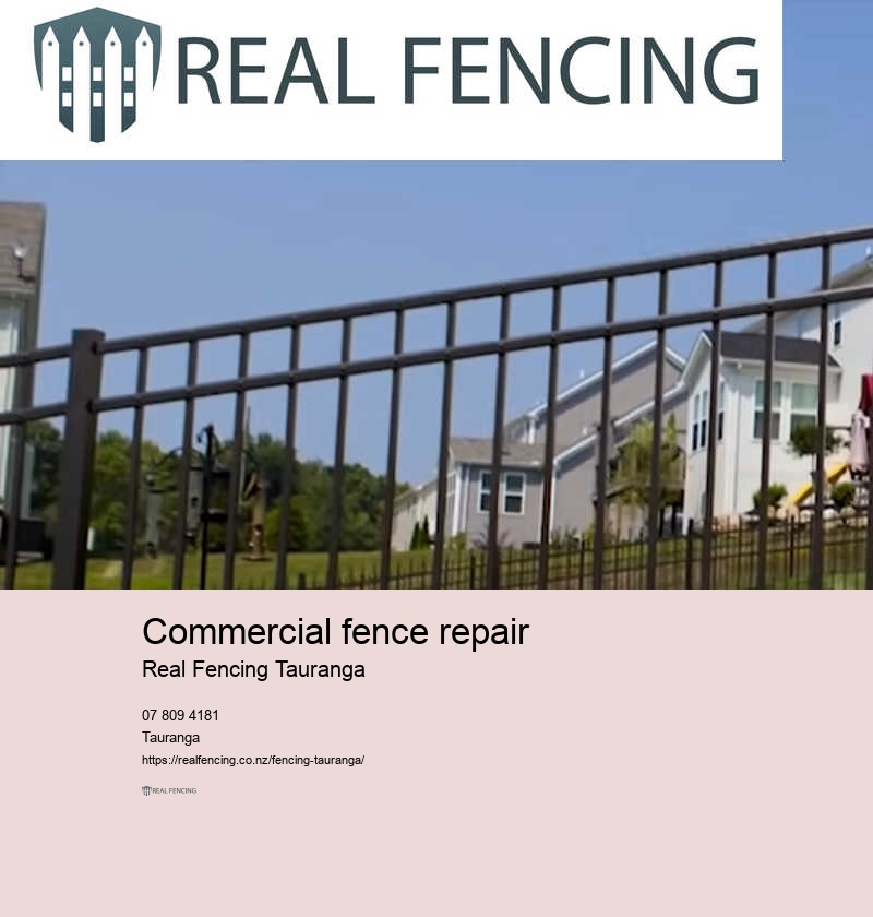 Tauranga fence repair