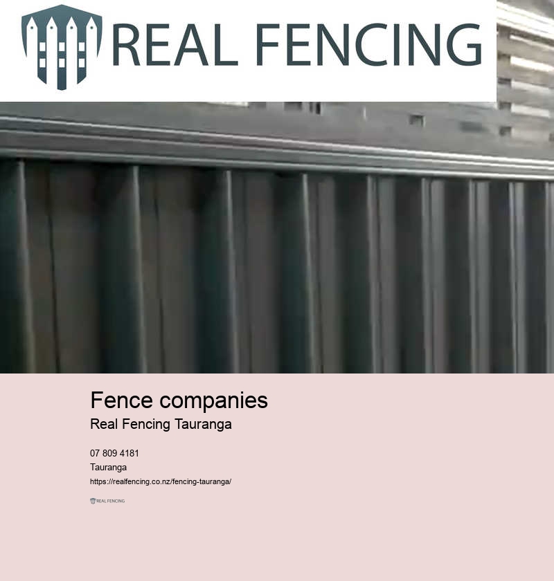 Fencing contractors Tauranga