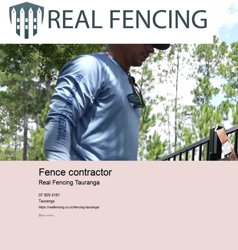 Tauranga fence repair