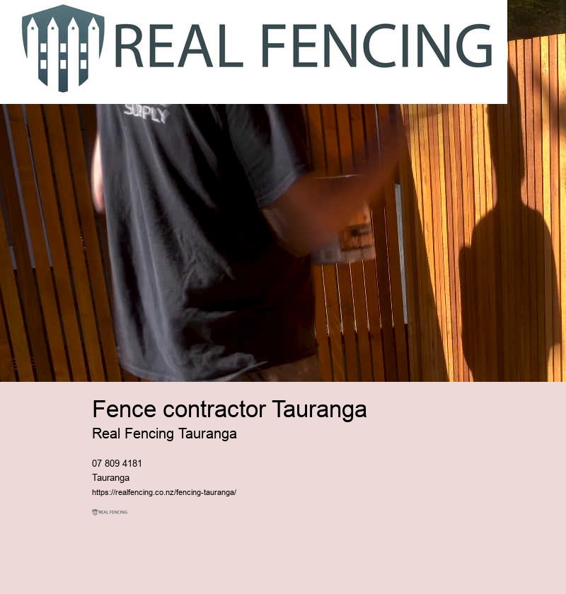 Fencing contractor Tauranga