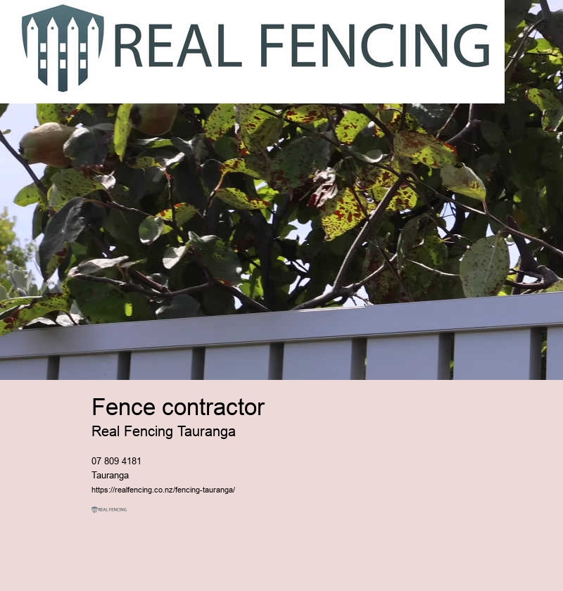 Fence contractor