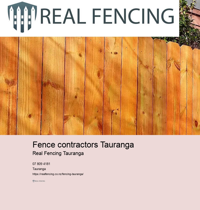 Tauranga fence builder