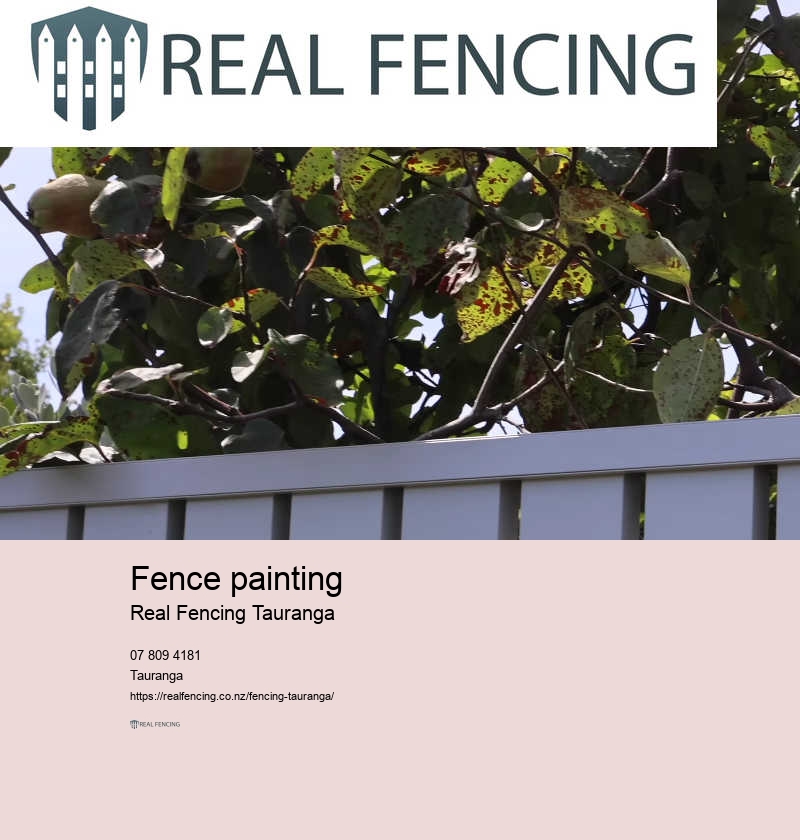 Fence painting