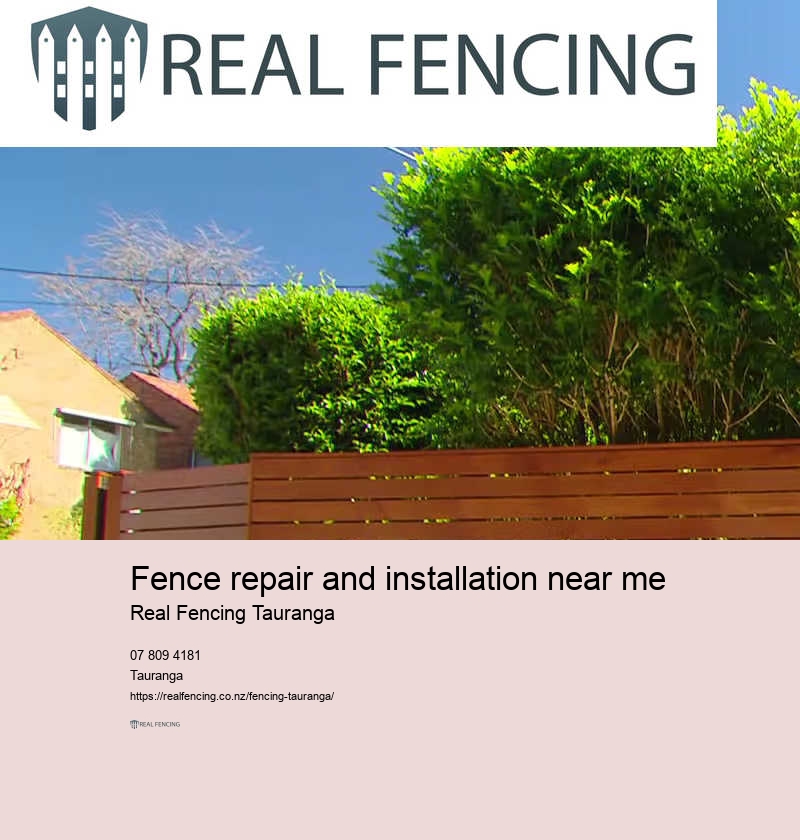 Fence repairs