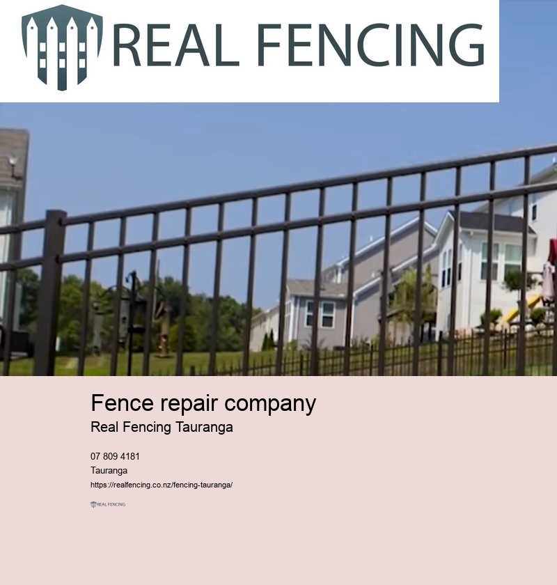 Fence repair and replacement near me