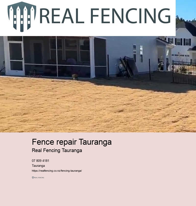 Tauranga fences