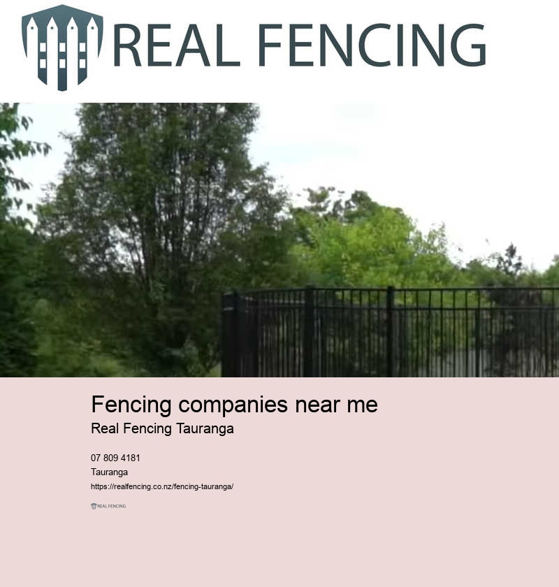 Swimming pool fencing