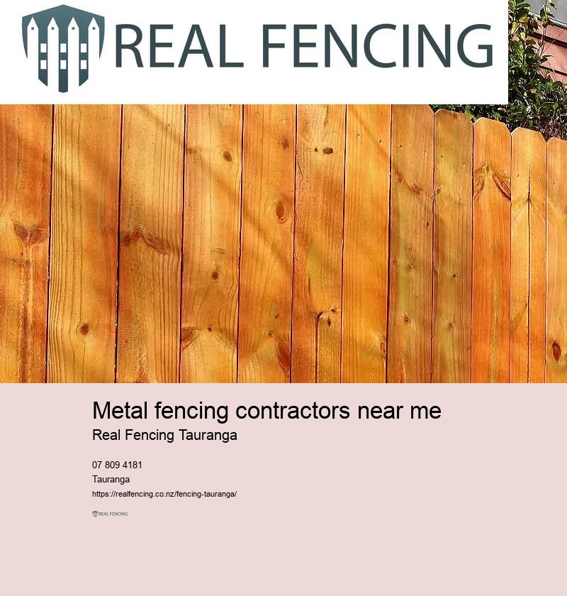 Metal fencing contractors near me