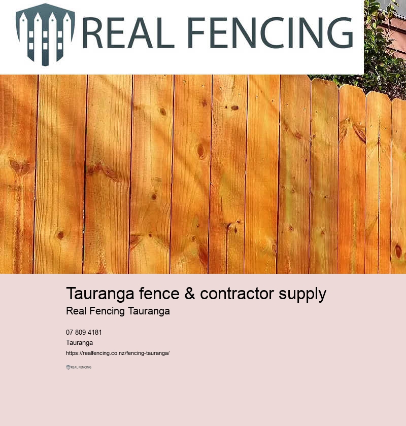 Tauranga fence & contractor supply