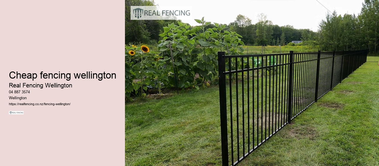 cheap fencing wellington