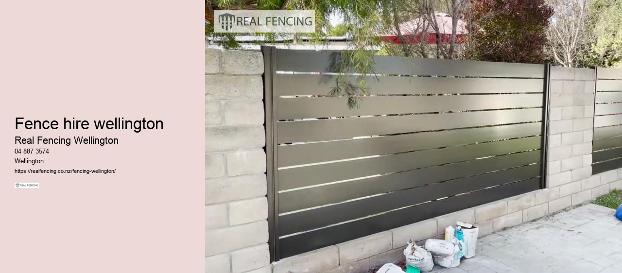 fence hire wellington