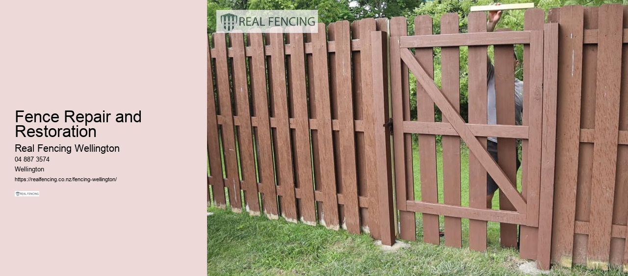 Fence Repair and Restoration