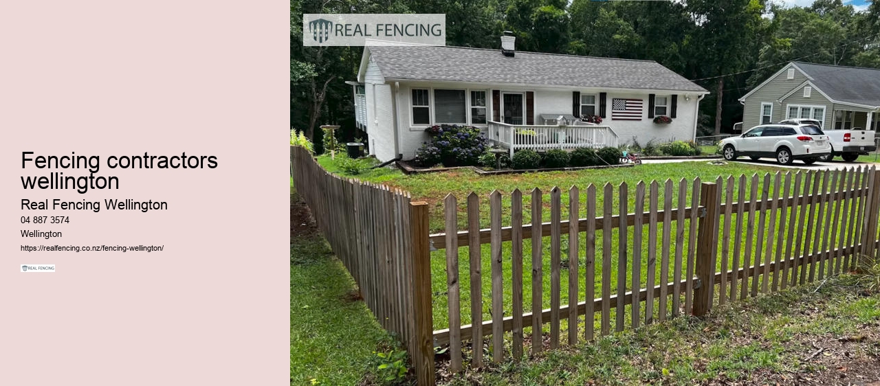 fencing contractors wellington