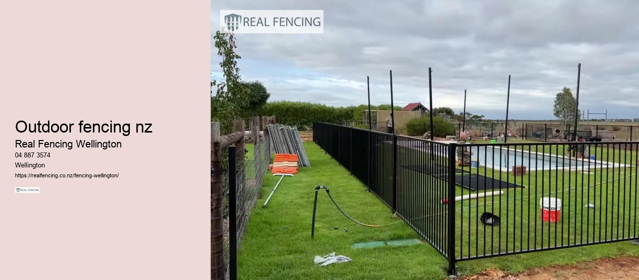 outdoor fencing nz