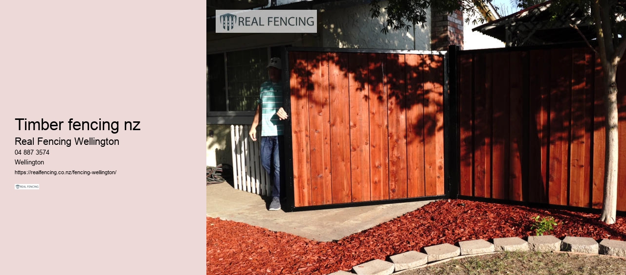 timber fencing nz